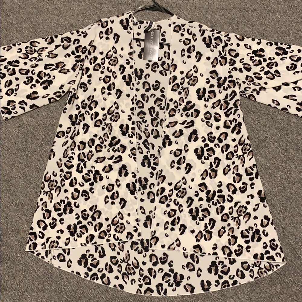 Leopard Kimono BNWT Glitzy Girlz
